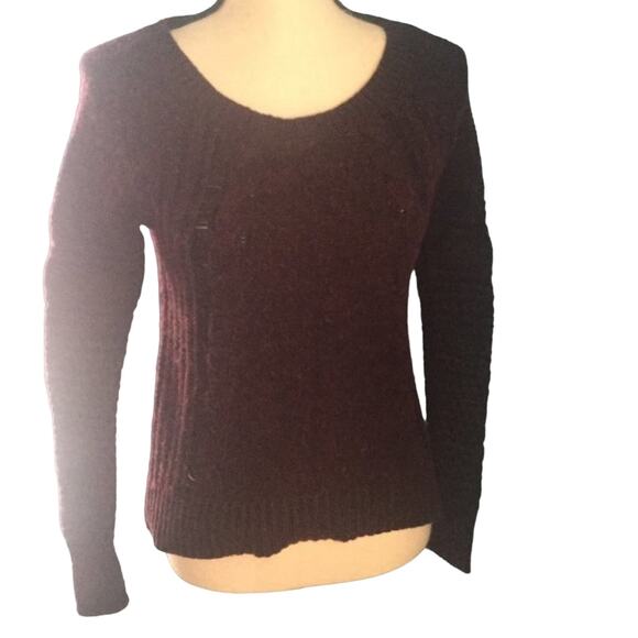 American Eagle Outfitter AE Size XS Purple Sweater Extra Small Cutout Unique - Picture 5 of 9